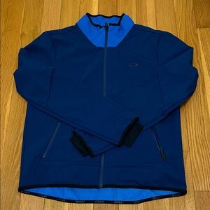 Oakley Men's Performance Jacket in Royal Blue and Black